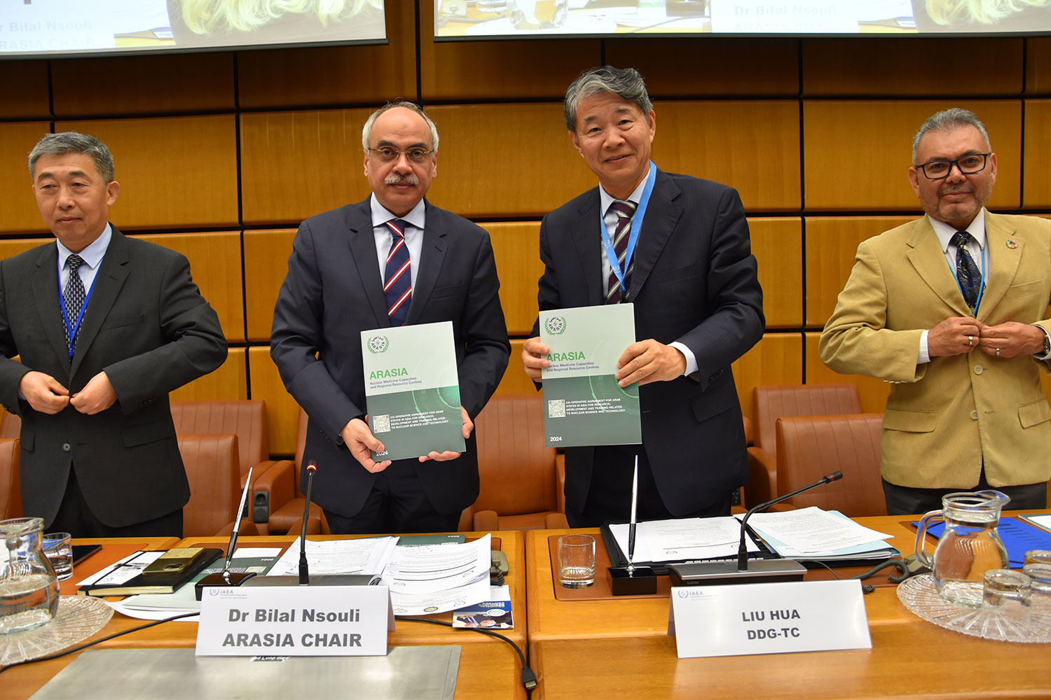 The ARASIA Nuclear Medicine Booklet was officially launched during the ARASIA Board of Representatives Meeting at the 68th IAEA General Conference (GC68), in Vienna.